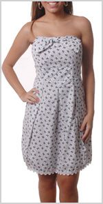 Vestido laço busto