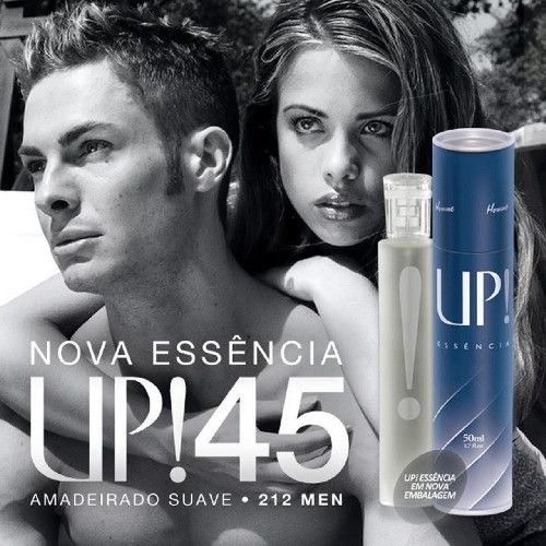 Perfume Masculino 50ml - UP! 45 - 212 Man(*)